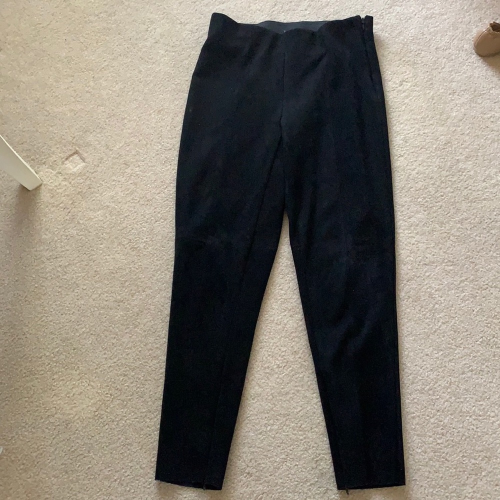 Zara Black Suede Pants